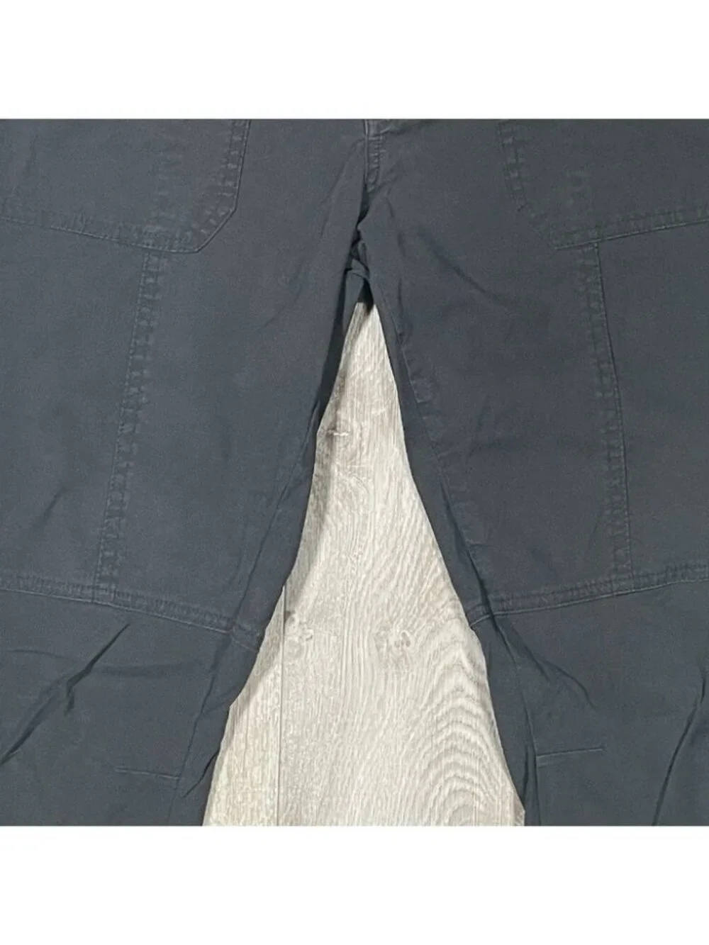Prana Essex Outdoor Hiking Black Snap Closure Pants - Women Size 2 - Picture 5 of 13